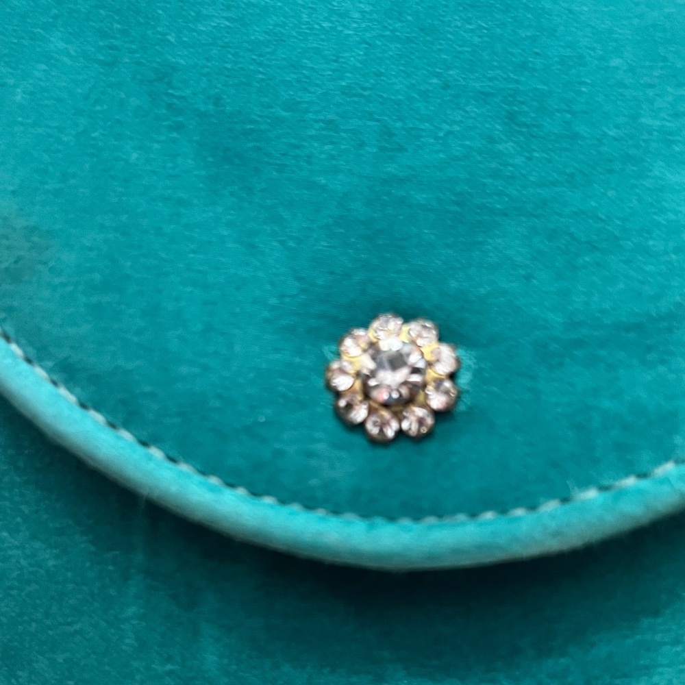 Elegant Teal Green Evening Clutch - Picture 4 of 4